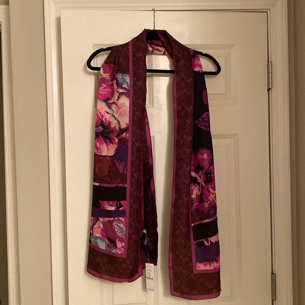 White House Black Market Floral scarf